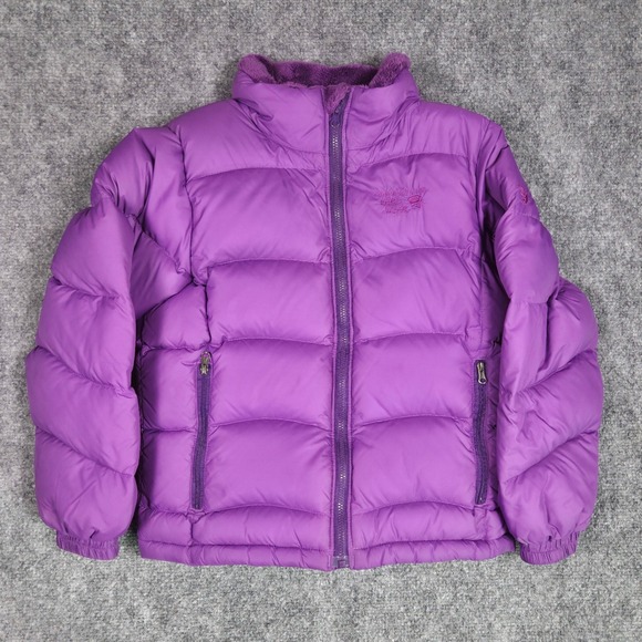 Mountain Hardwear Other - Mountain Hardwear Puffer Jacket Youth Small Purple Down Insulated Fleece Lined